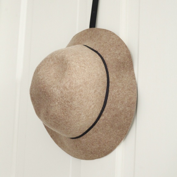 Forever 21 Tan/Brown Floppy Wool Hat- S/M 56.5cm - Picture 2 of 7